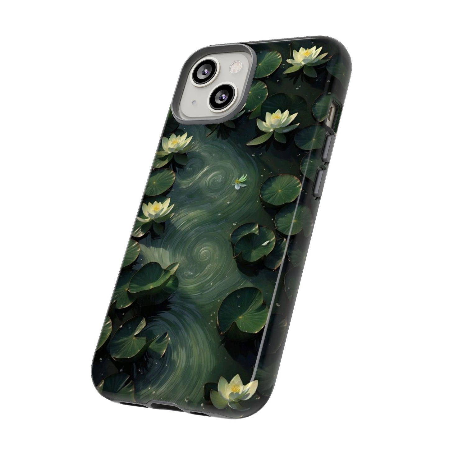 Lilypad Swirls iPhone Case