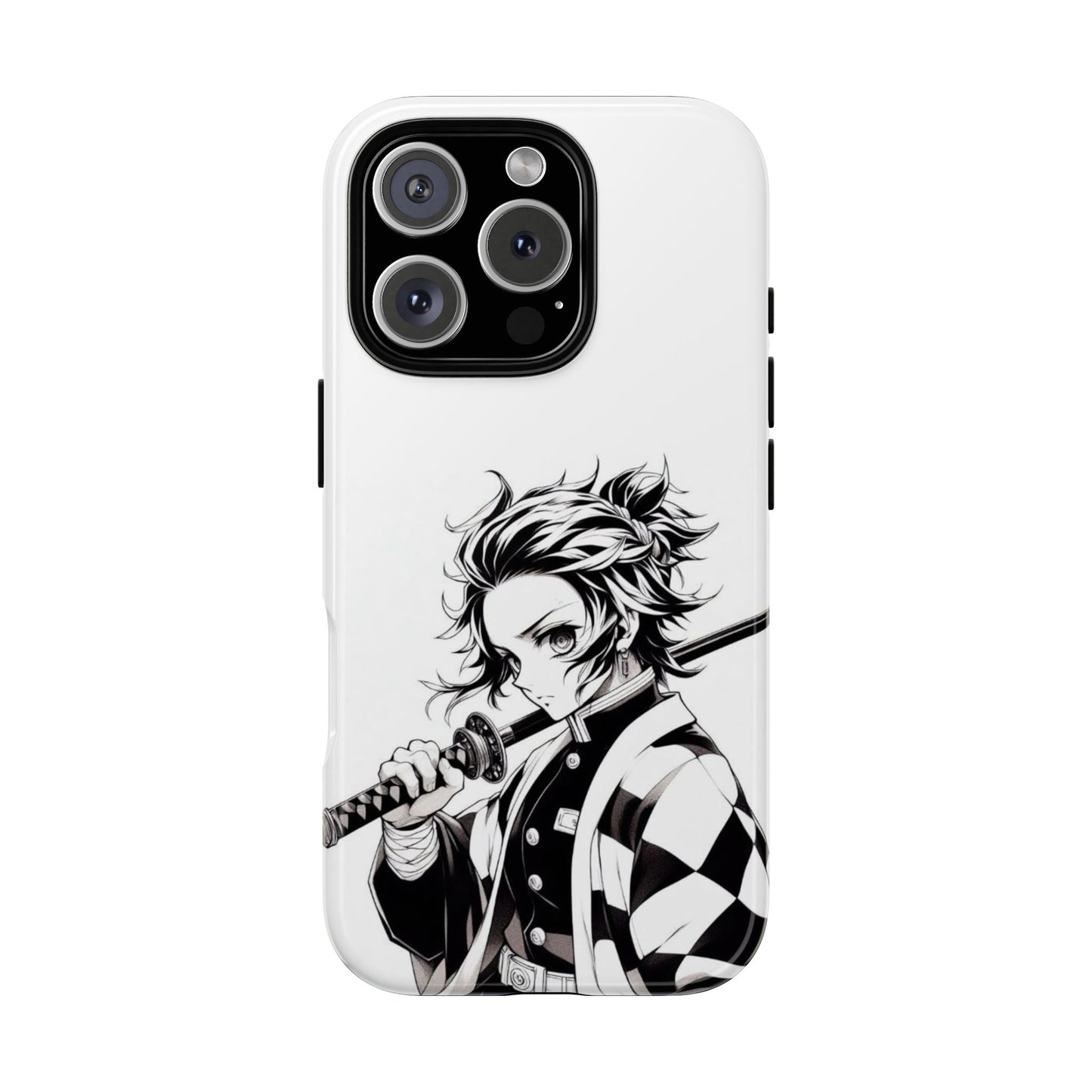 White Kamado Tanjiro Phone Case