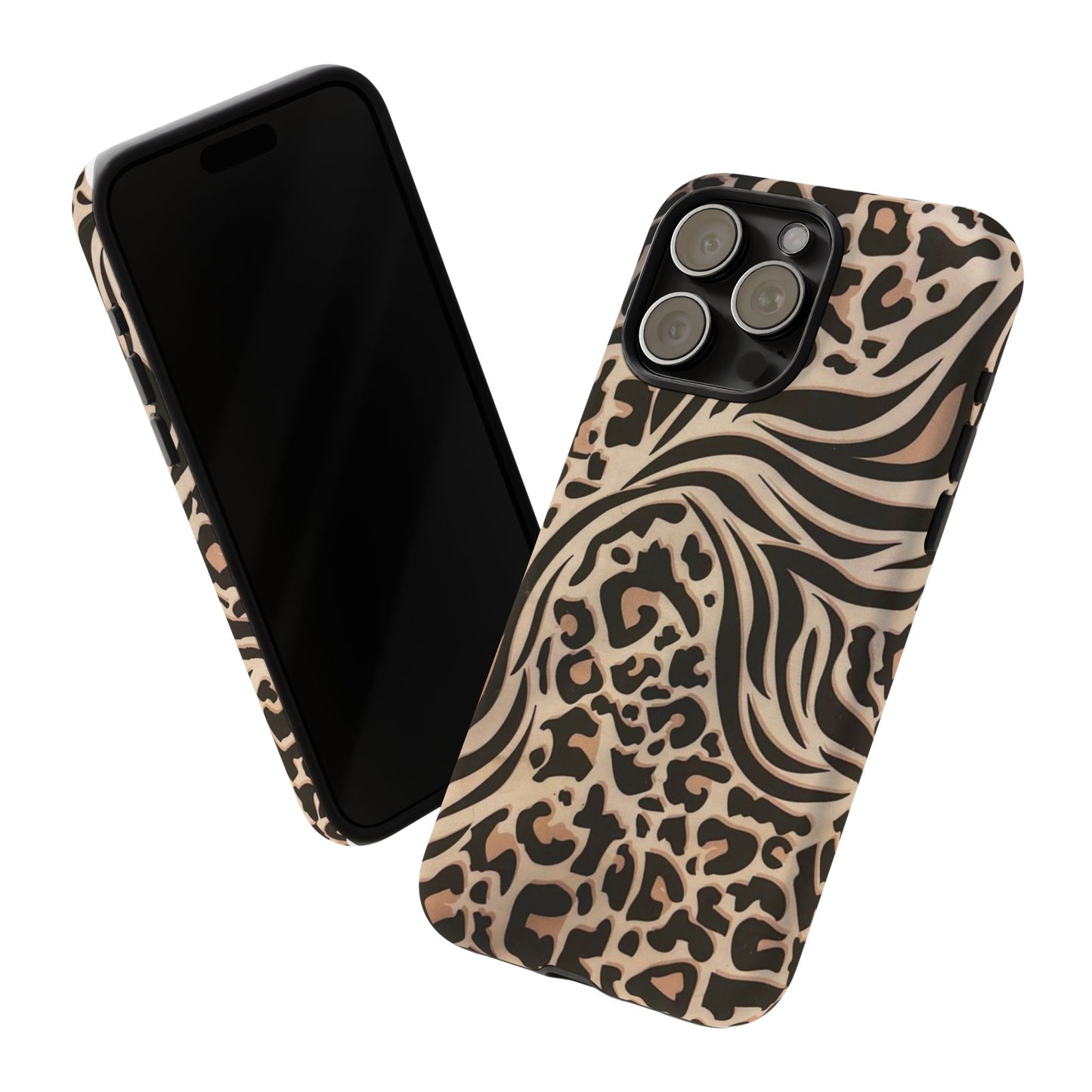 Cheetah Zebra iPhone Case