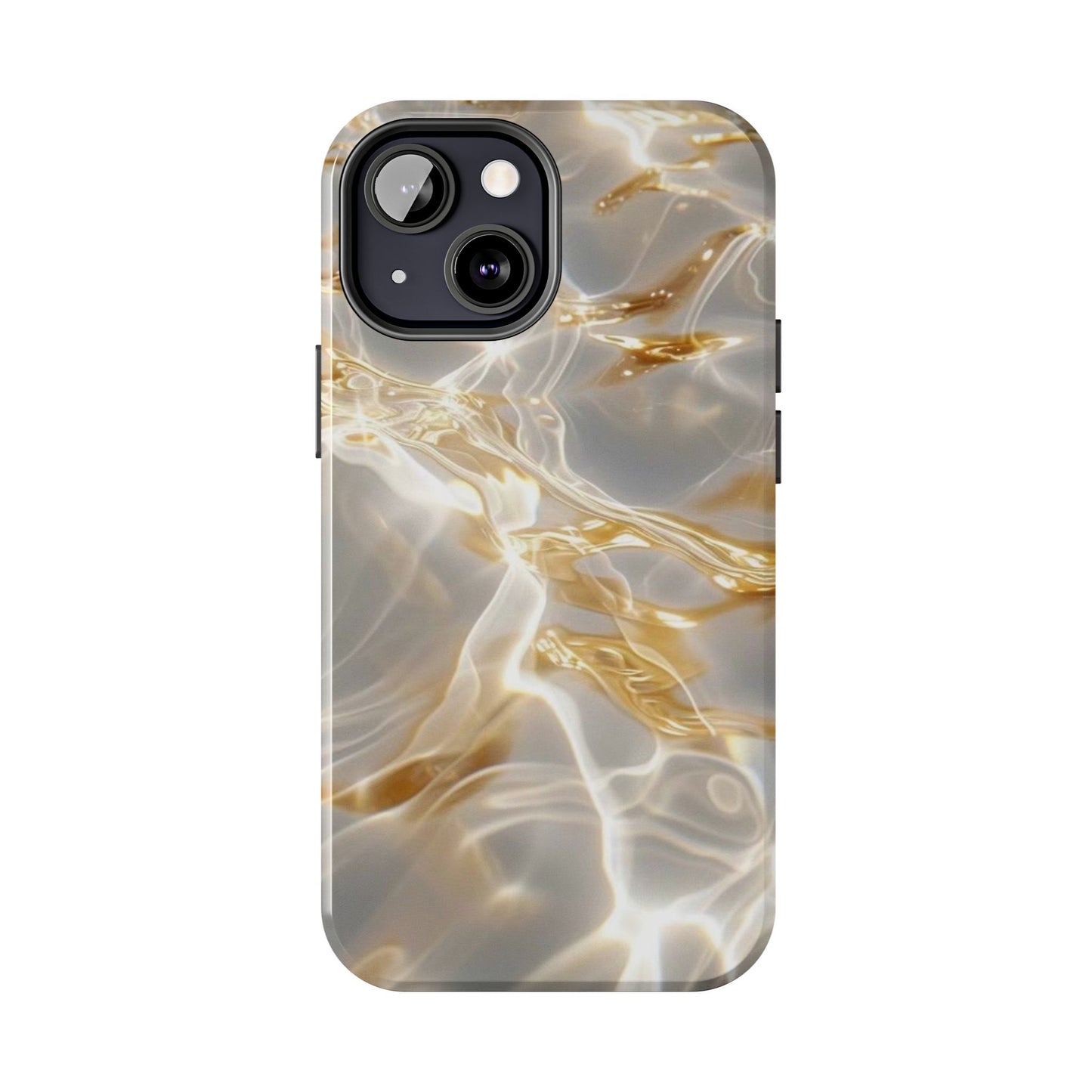 Golden Wave iPhone Case