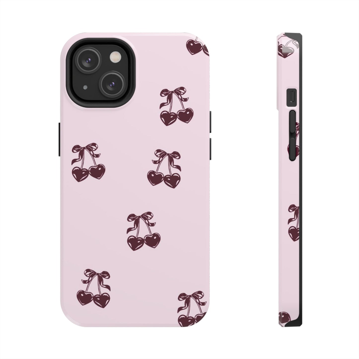 Heart Cherries iPhone Case