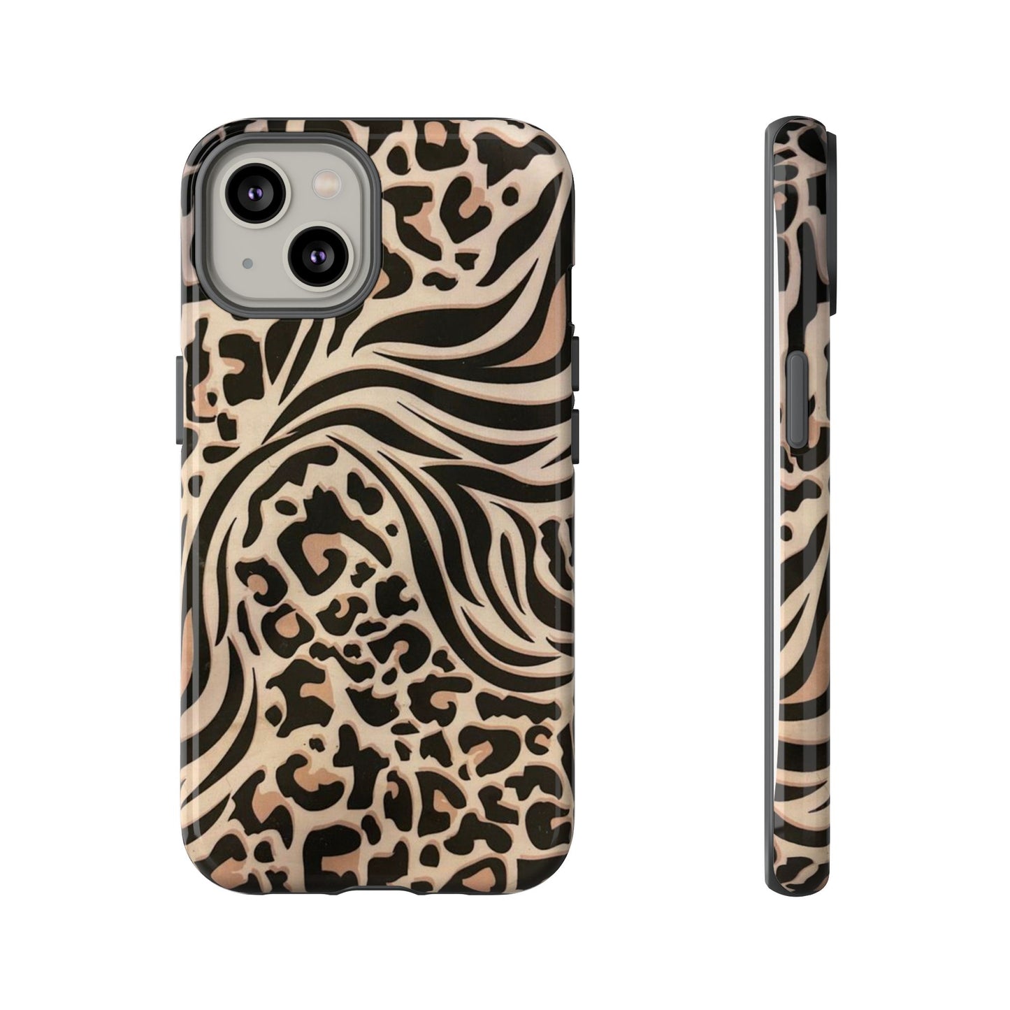 Cheetah Zebra iPhone Case