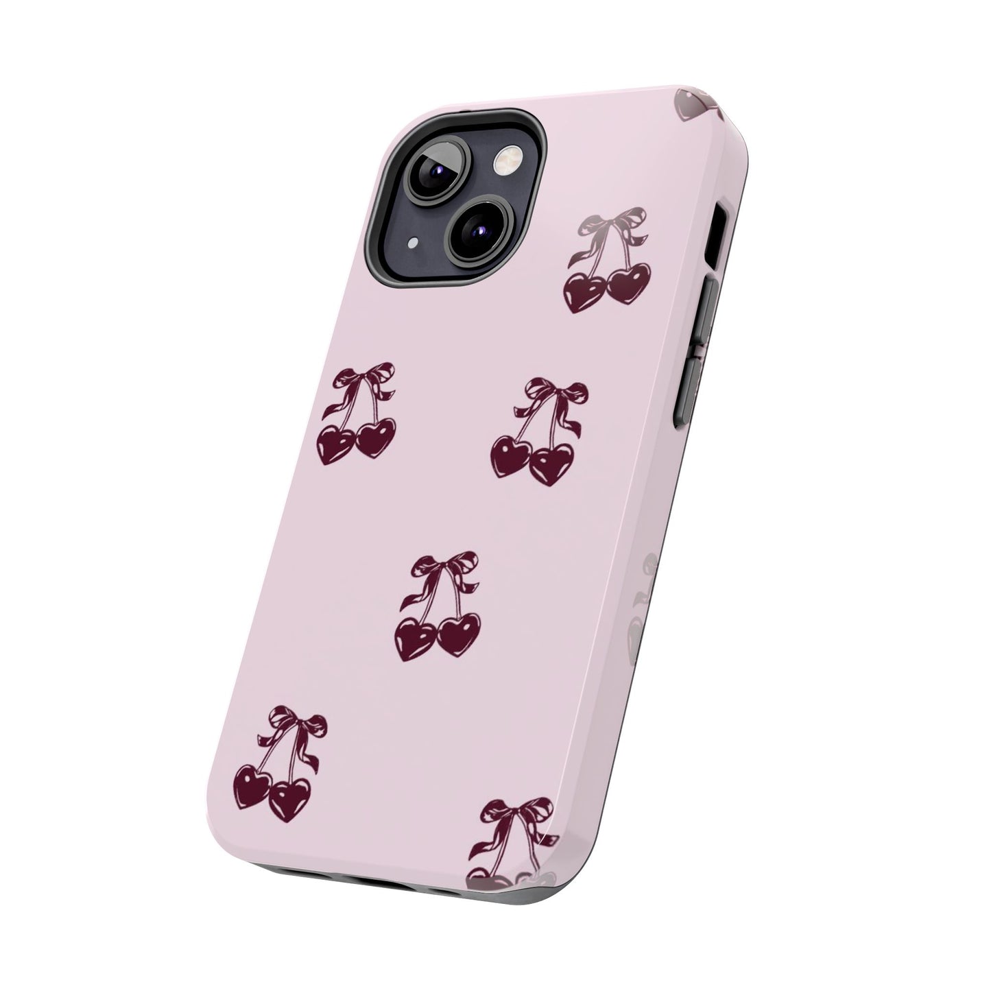 Heart Cherries iPhone Case