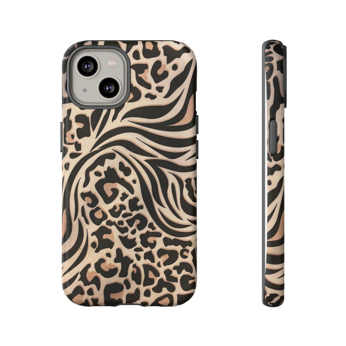 Cheetah Zebra iPhone Case