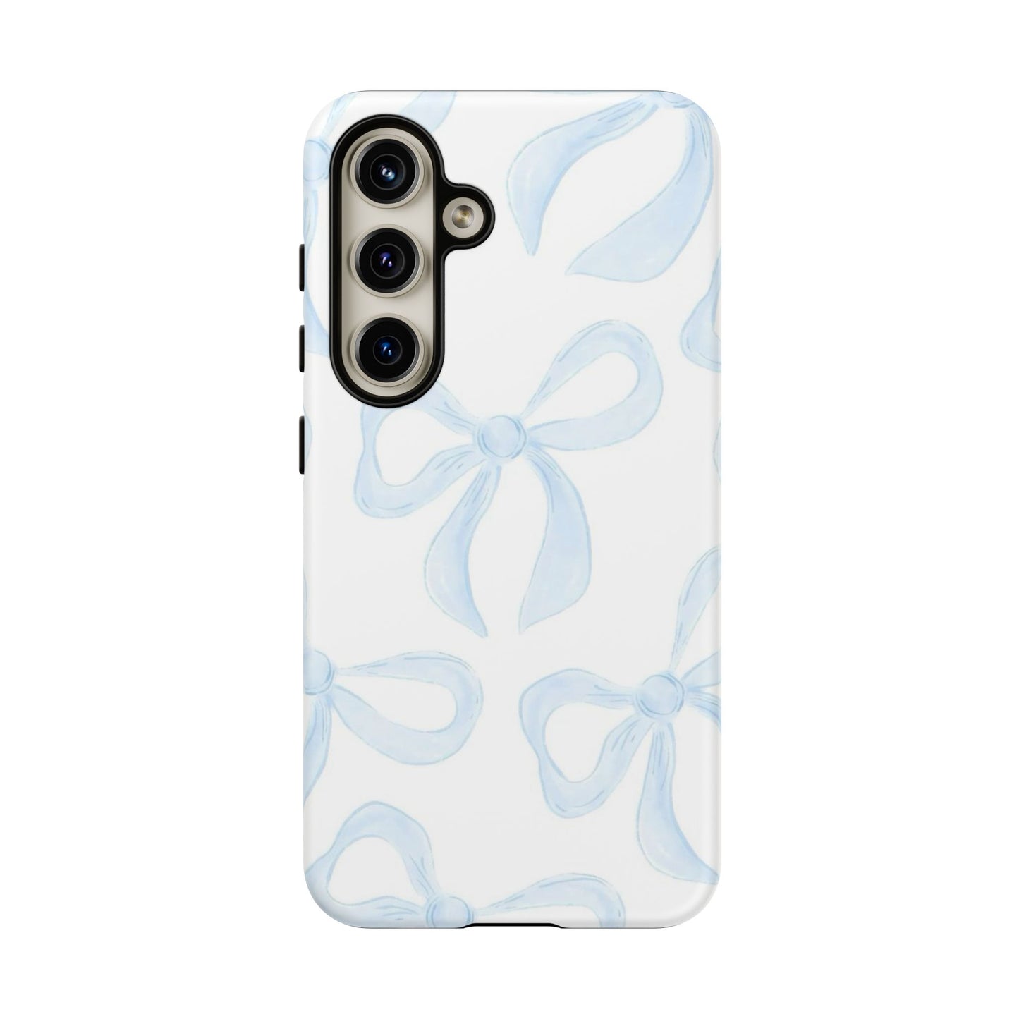 Blue Coquette Bow iPhone Case