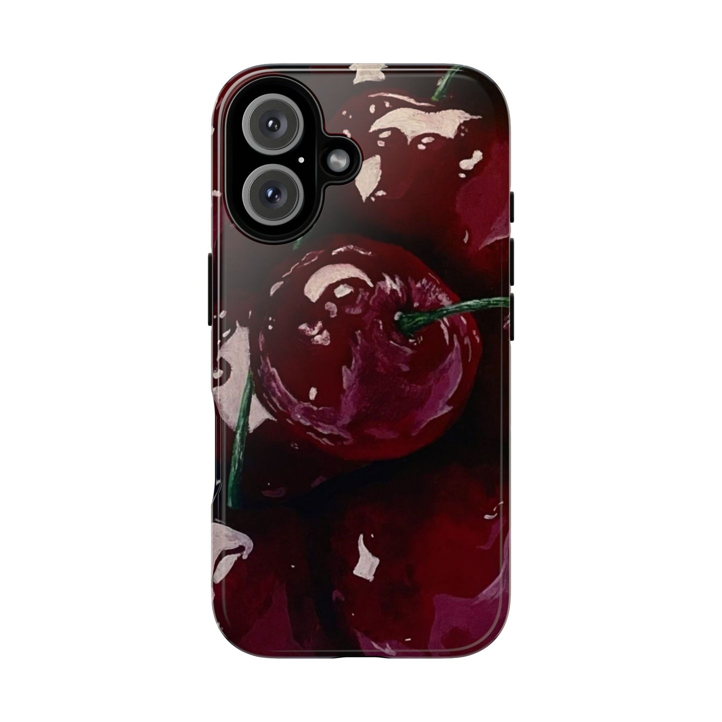 Cherry Painting iPhone Case