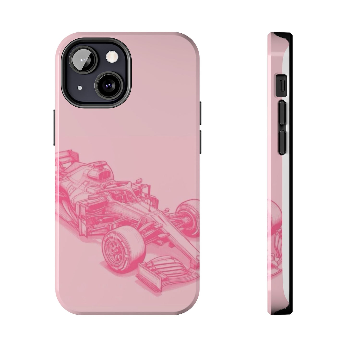 Pink Racecar iPhone Case