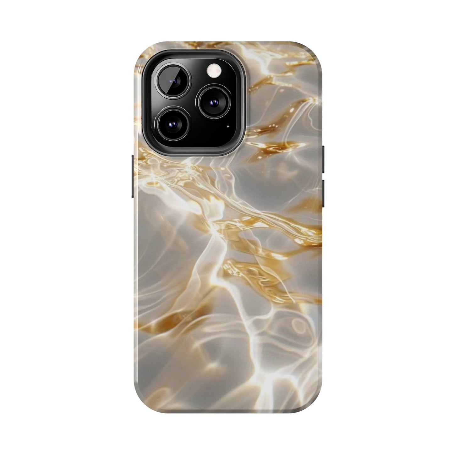 Golden Wave iPhone Case