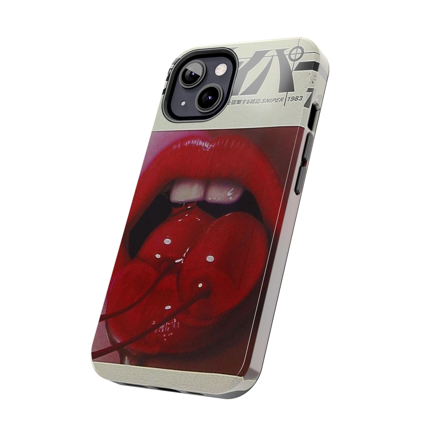 Cherry Red iPhone Case