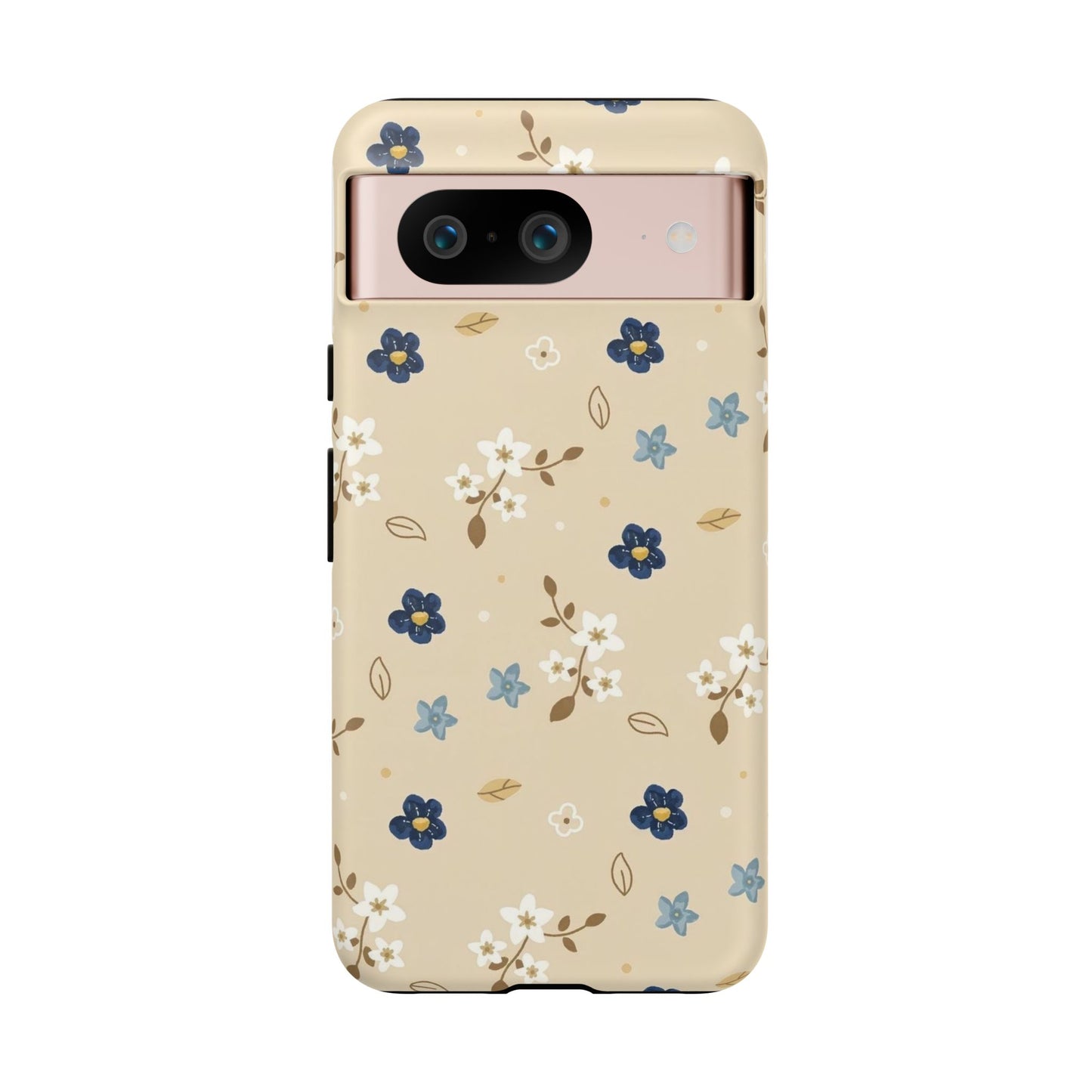 Navy Daisy Phone Case