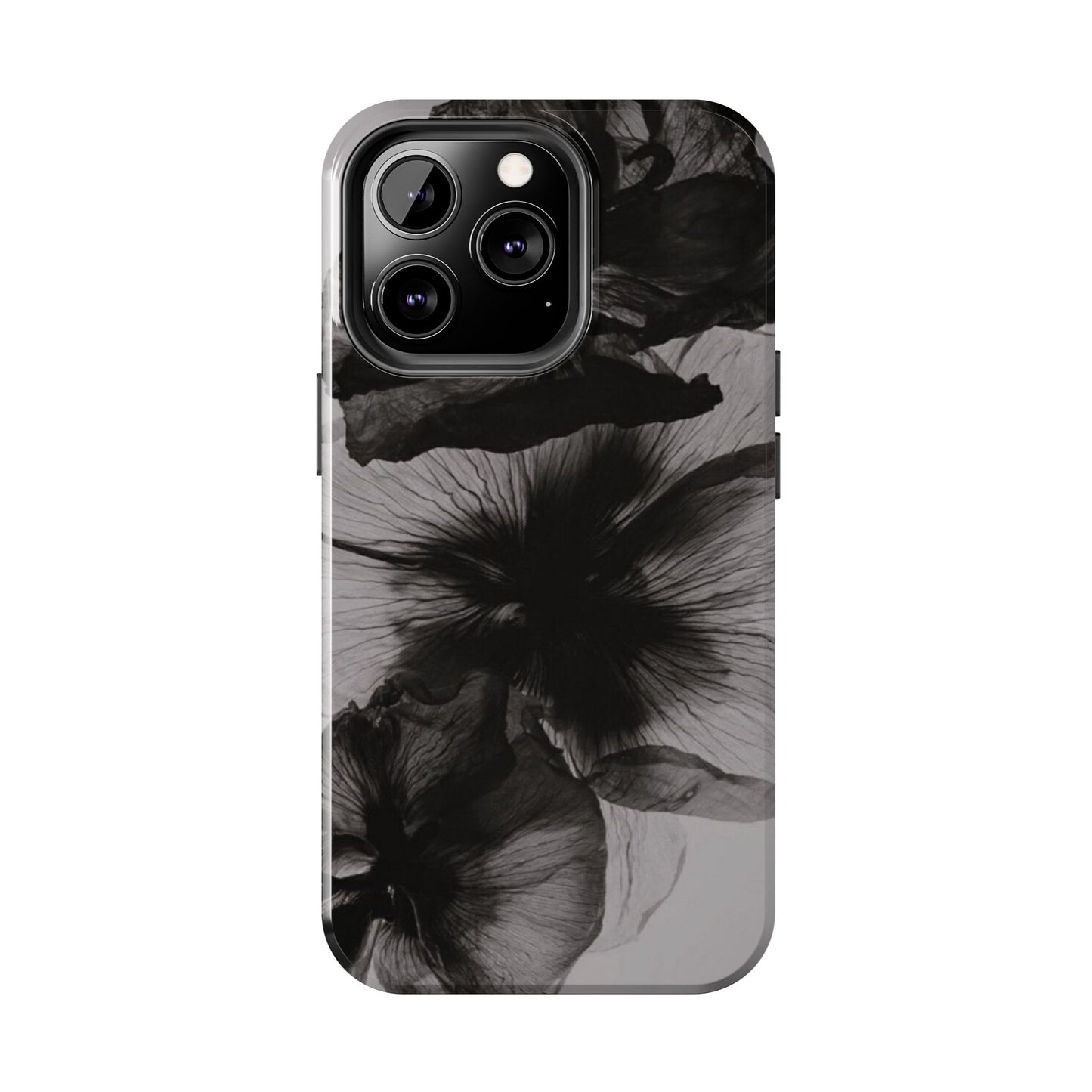 Black & White Floral iPhone Case