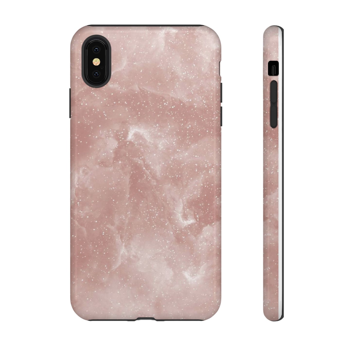 Rose Quartz Glitter iPhone Case